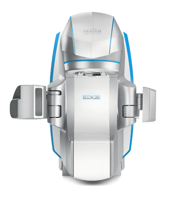 Image: The Edge radiosurgery suite (Photo courtesy of Varian Medical Systems).